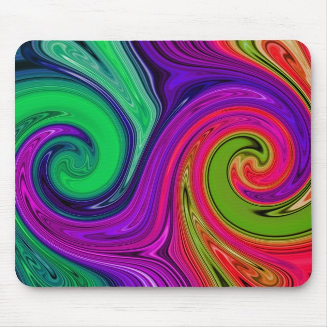 Farbspektrum Seven Swirl Mousepad (Vorne)