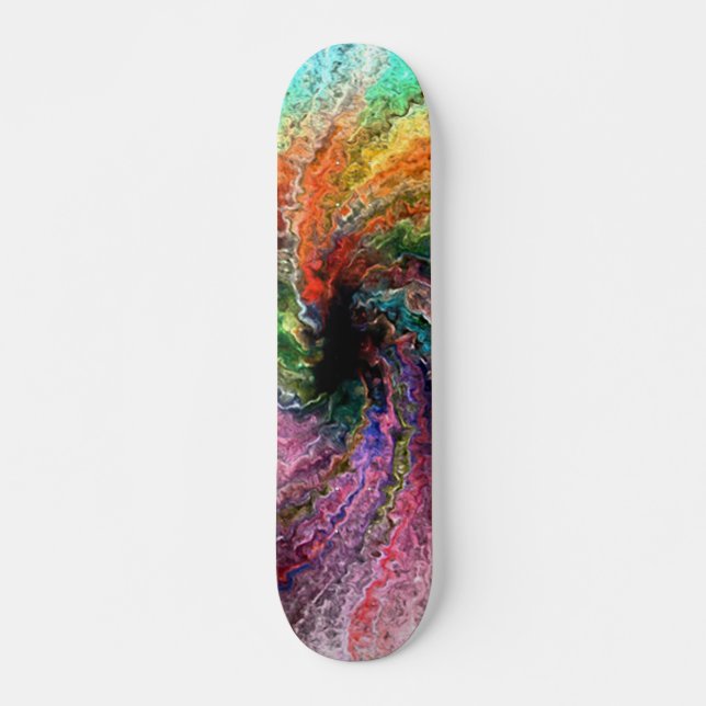Farbspektrum-Skateboard Skateboard (Vorne)