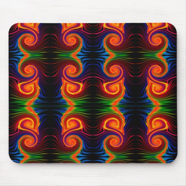 Farbspektrum wirbeln Mousepad (Vorne)