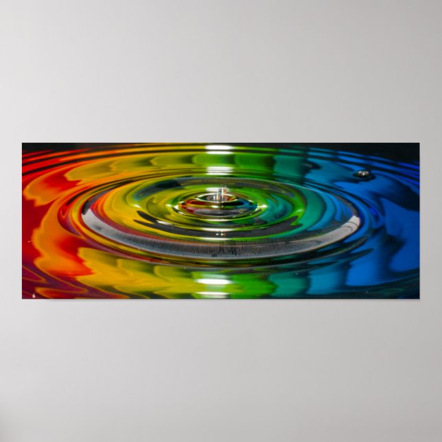 Farbspritze Poster (Vorne)