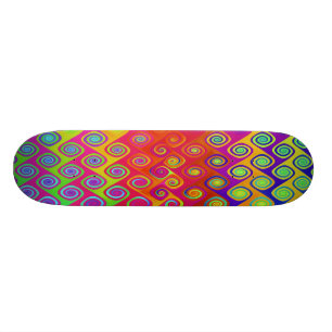 Farbspritzen-helles Skateboard