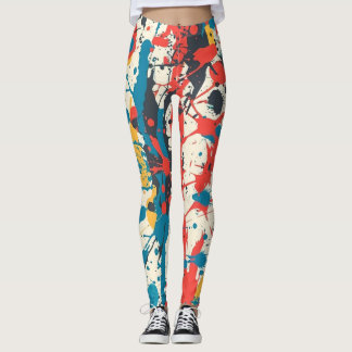 Farbspritzen Leggings
