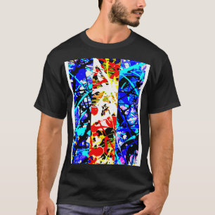 Farbspritzer 80er T-Shirt