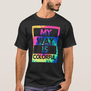 Farbspritzer Hippie Bunt Freiheit Toleranter M T-Shirt