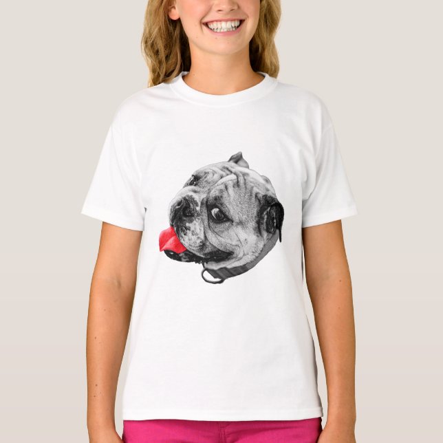 Farbspritzer-Lächeln T-Shirt (Vorderseite)