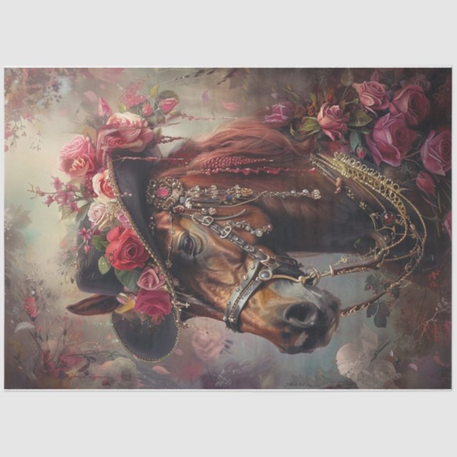 Farbspritzpferd 2 seidenpapier (Vorderseite)