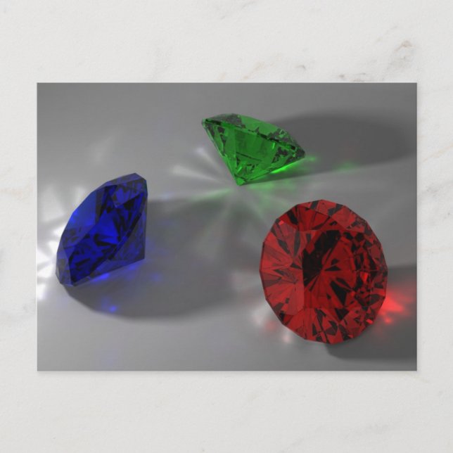 Farbsteine Postkarte (Vorderseite)