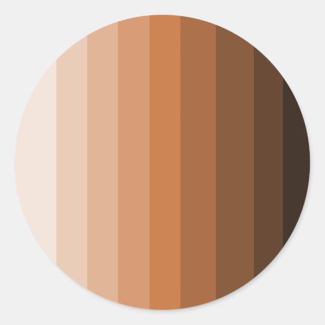 Farbsticker Runder Aufkleber (Vorderseite)