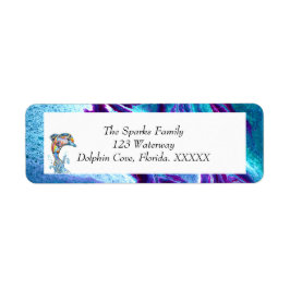 Farbstift farbenfrohe Dolphin aus dem Wasser sprin