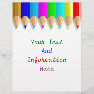 Farbstift-Flyer Flyer