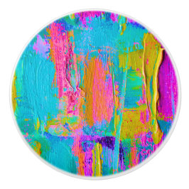 Farbstift-Keramik-Knöpfe 2 Keramikknauf