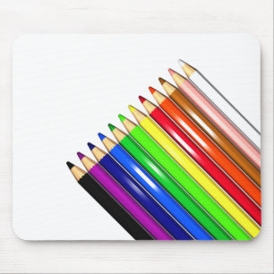 Farbstift-Stifte Mousepad