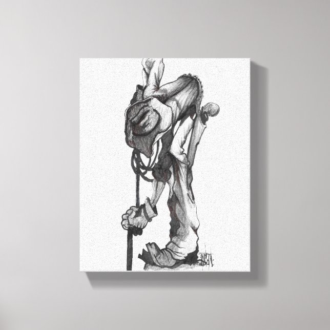 Farbstift zeichnend Leinwand (Vorderseite)