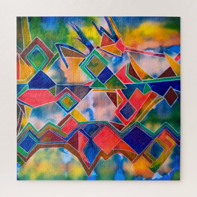 Farbstoffe Puzzle (Vertikal)