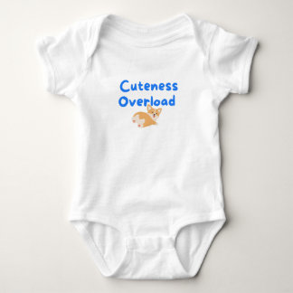 Farbstoffüberladung niedliches Babytuch Baby Strampler