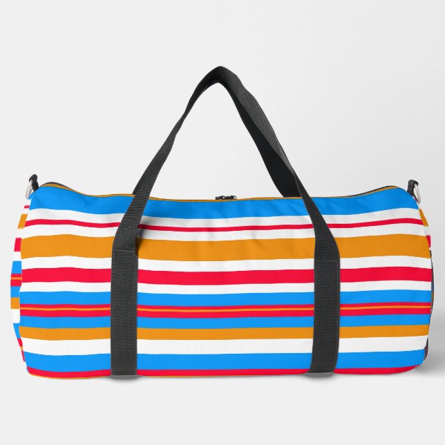 Farbstreifen Duffle Bag (Vorderseite)