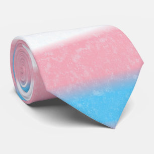 Farbstreifen für den Transgender-Pride-Flag mit we Krawatte