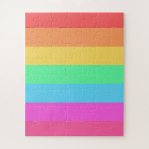 Farbstreifen für Pastell-Regenbogen Puzzle