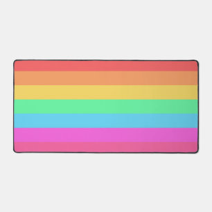 Farbstreifen für Pastell-Regenbogen Schreibtischunterlage