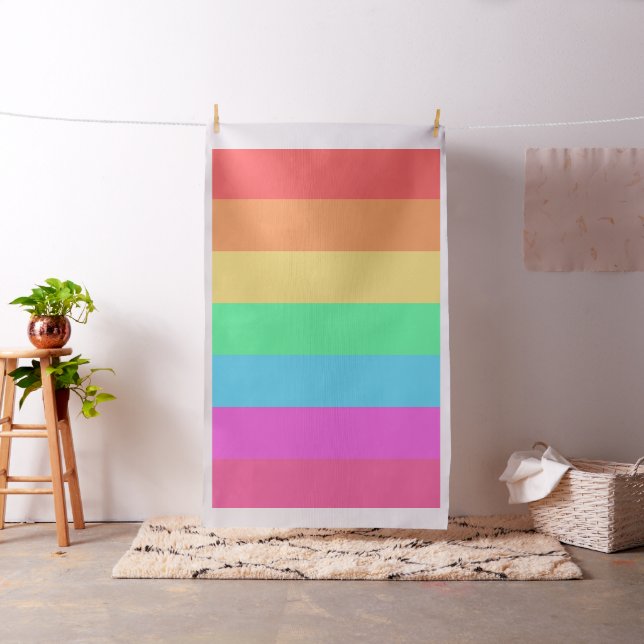 Farbstreifen für Pastell-Regenbogen Stoff (Beispiel)