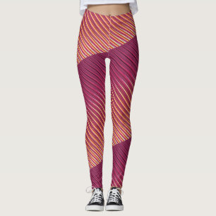 Farbstreifen Leggings