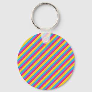 Farbstreifen Pansexual Pride Schlüsselanhänger