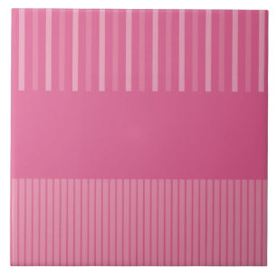 Farbstreifen - Pink Fliese