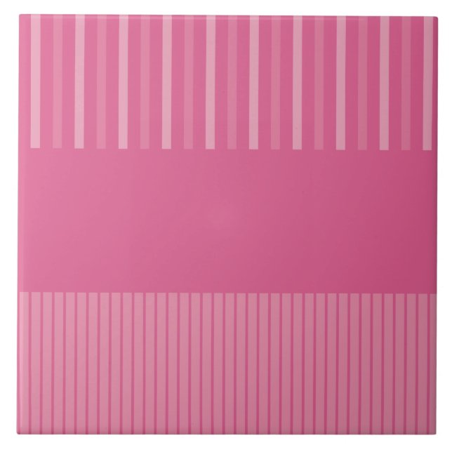 Farbstreifen - Pink Fliese (Vorderseite)