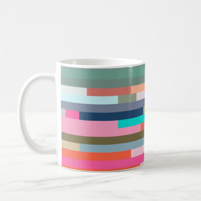 Farbstreifen-Tasse Tasse (Links)