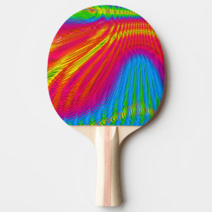 Farbstreifen- Tischtennis Schläger