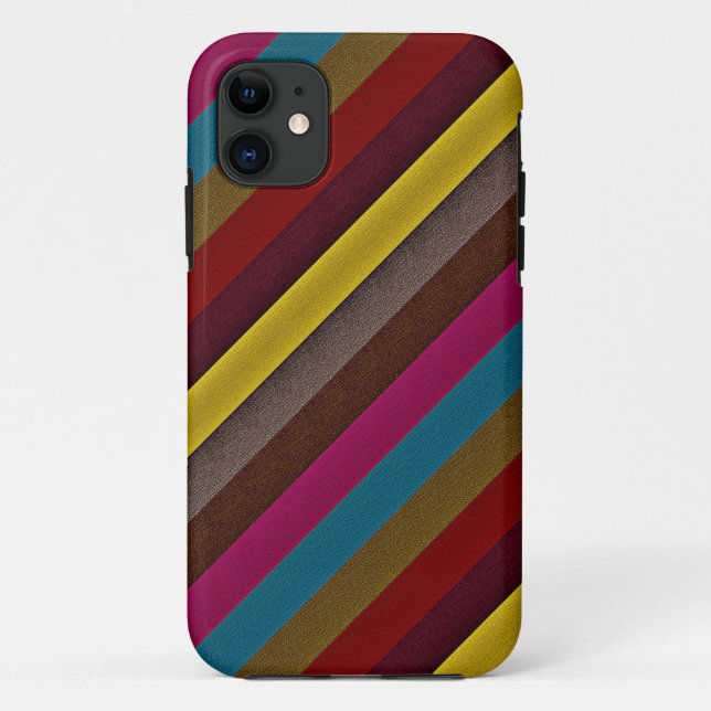 Farbstreifenmuster 5 Case-Mate iPhone hülle (Rückseite)