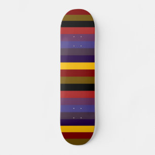 Farbstreifenmuster nach hinten 11 skateboard