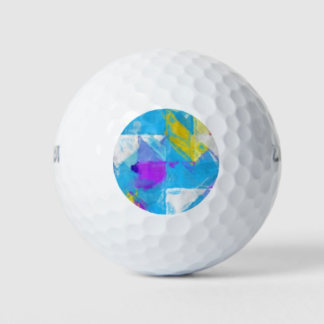 Farbstruktur Golfball (Vorderseite)
