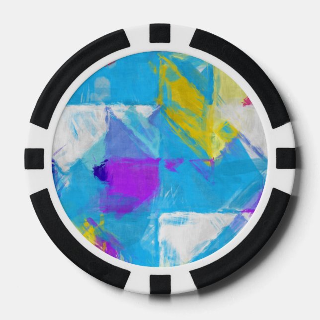 Farbstruktur Pokerchips (Vorderseite)