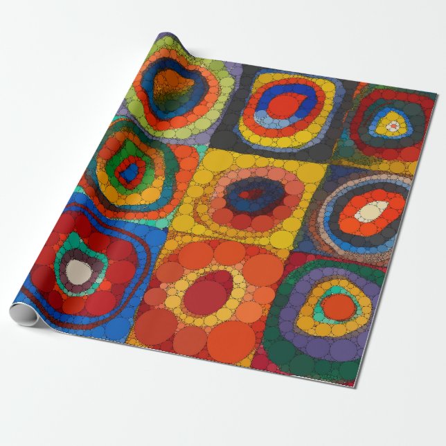Farbstudie, Dots by After Wassily Kandinsky Geschenkpapier (Ungerollt)