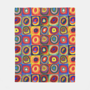 Farbstudie durch Wassily Kandinsky Fleecedecke