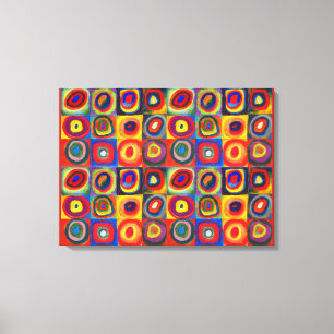 Farbstudie durch Wassily Kandinsky Leinwanddruck