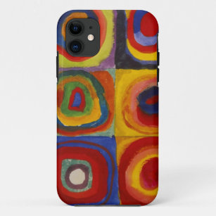 Farbstudie über Quadrat-Kreise von Kandinsky Case-Mate iPhone Hülle