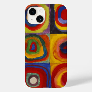 Farbstudie über Quadrat-Kreise von Kandinsky Case-Mate iPhone 14 Hülle