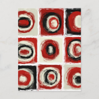 Farbstudie über Schneeweiß Postkarte