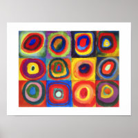 Farbstudie von Wassily Kandinsky