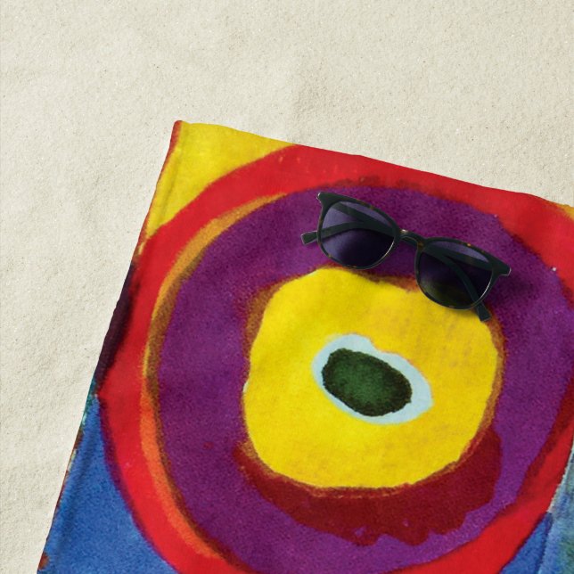 Farbstudie von Wassily Kandinsky Strandtuch (Beispiel)