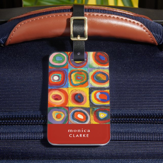 Farbstudie | Wassily Kandinsky Gepäckanhänger (Vorderseite Insitu 2)