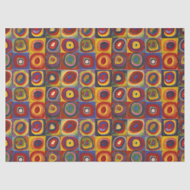 Farbstudie - Wassily Kandinsky Seidenpapier (Vorderseite)