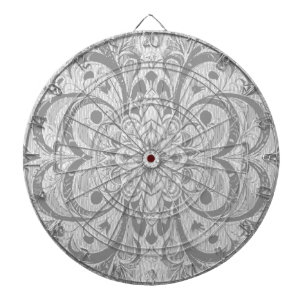 Farbsymphonie Mandala – Kräftige psychedelische Bl Dartscheibe