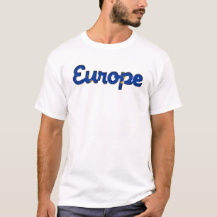 Färbt europäische Gewerkschafts-Flagge Europas T-Shirt