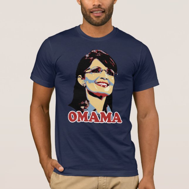 Farbt-stück Sarahs Palin Omama T-Shirt (Vorderseite)