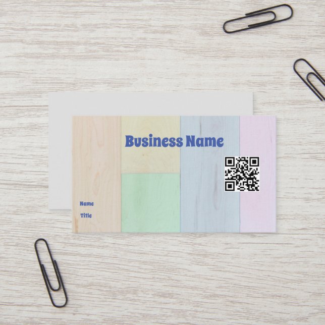 Farbtafeln Visitenkarte (Vorderseite/Rückseite Beispiel)