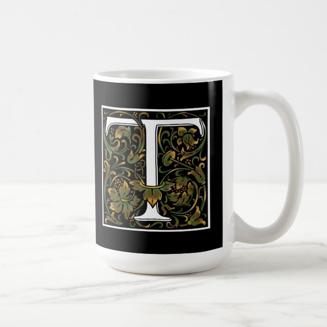 FarbTasse des Monogramm-T Tasse (Rechts)