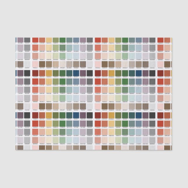 Farbtest Seidenpapier (Vorderseite)